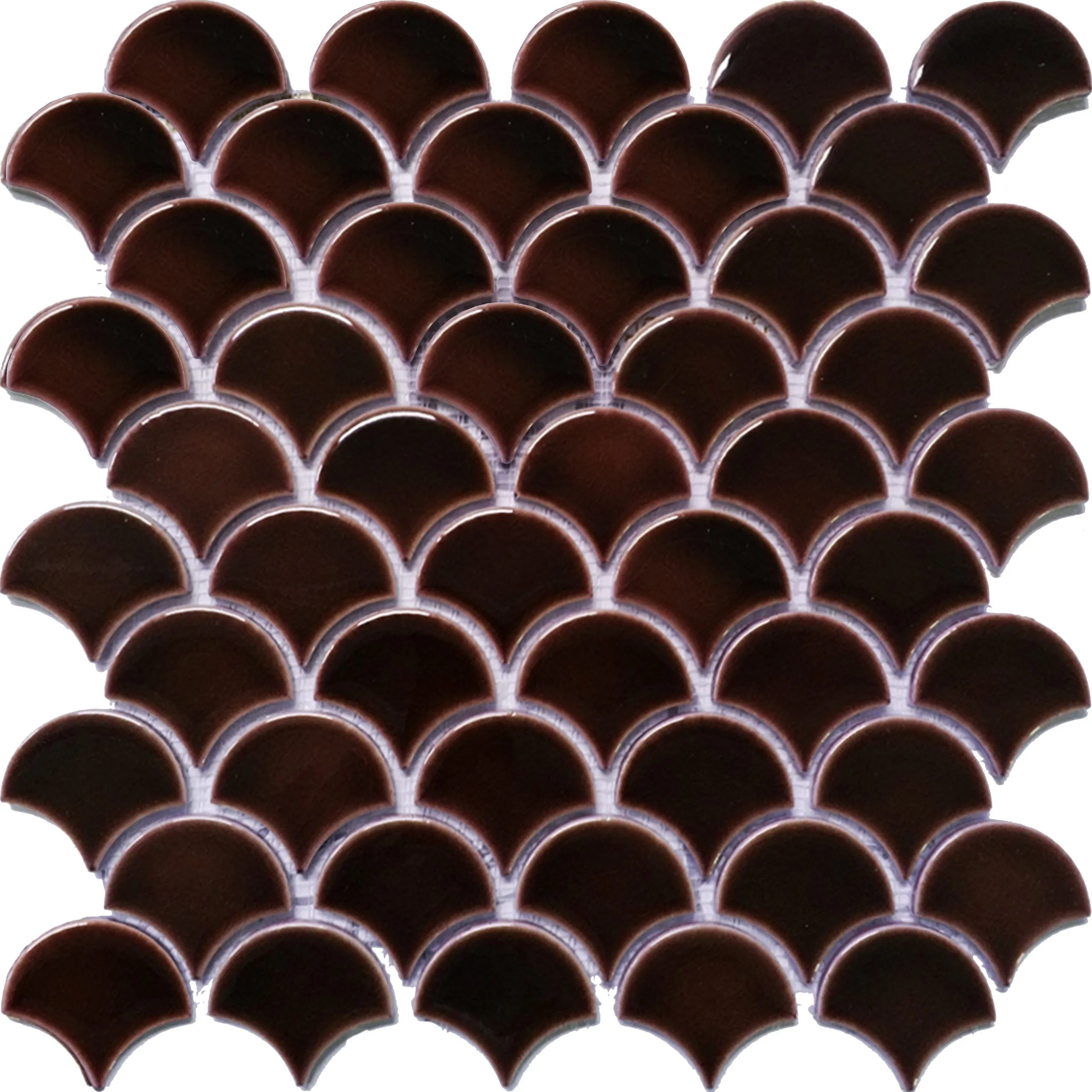 104-Porselen  Rölyefli Karo  Balık pulu 5X5 Mangan   35x34 m2 8 adet